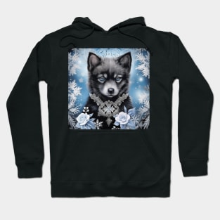 Arctic Pomsky Hoodie